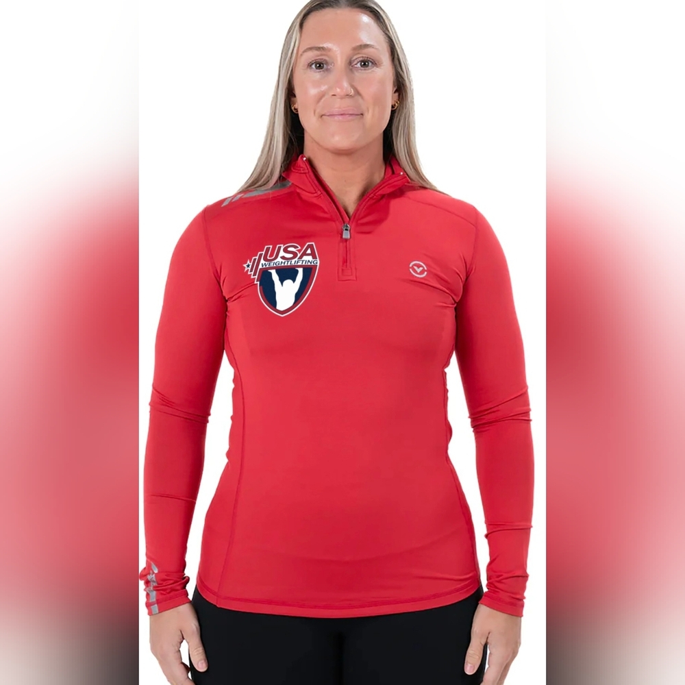 USAW Weightlifting Fitted Pullover